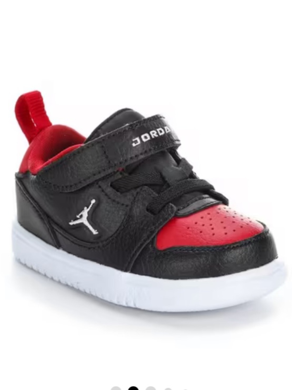 Jordan Court Connect Low (TD) Sneakers Red/Black/White 6c